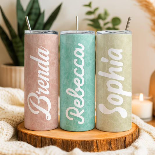 Personalized Bridesmaid Tumbler, Bridal Party Gift, Bachelorette Mug