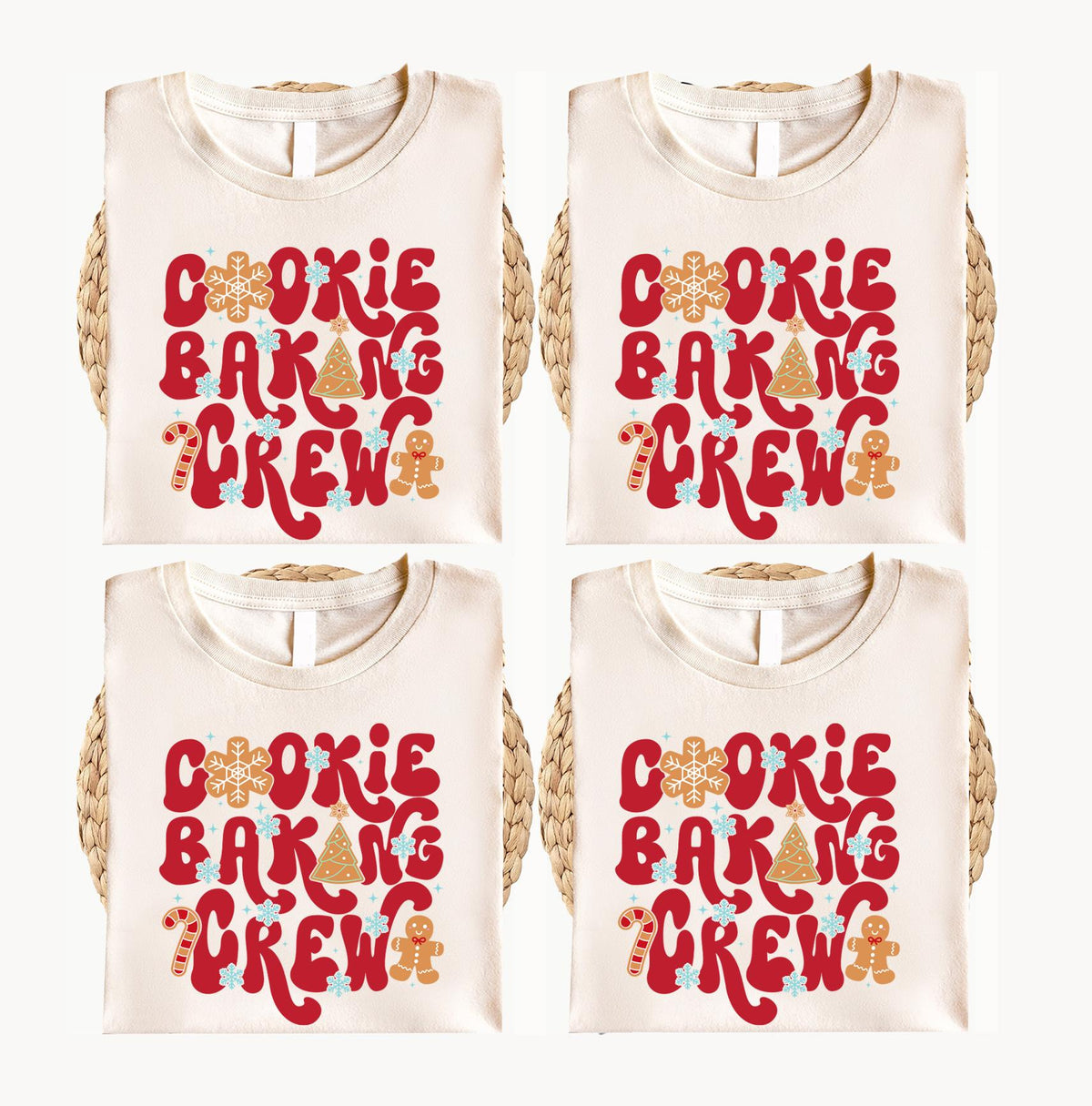 Cookie Baking Crew Shirt, Gingerbread Sweatshirt, Bakers Team Xmas Gift