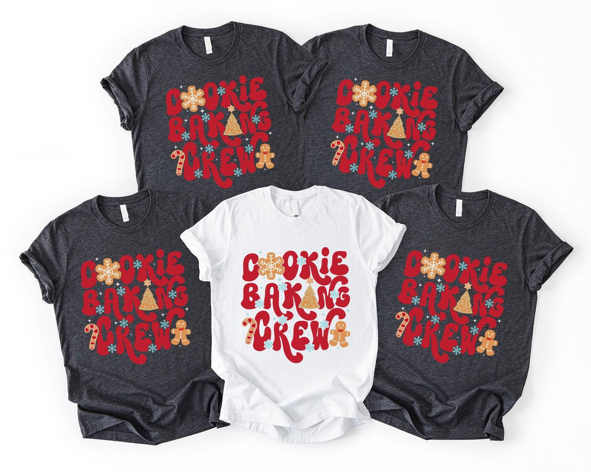 Cookie Baking Crew Shirt, Gingerbread Sweatshirt, Bakers Team Xmas Gift