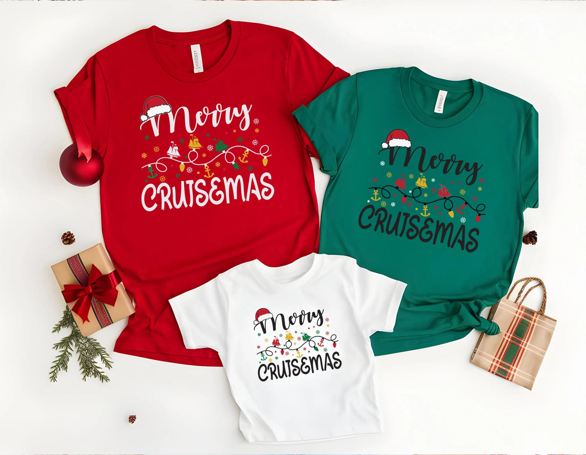 Merry Cruisemas Shirt, Holiday Family Trip Tee, Christmas Cruise Sweatshirt