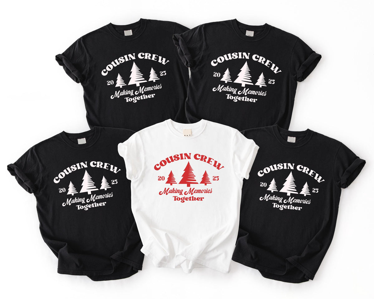 Cousin Crew Christmas Shirt, Making Memories Together Tees, Xmas Cousins Matching Sweater