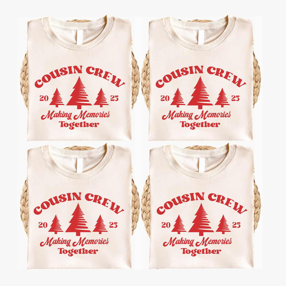 Cousin Crew Christmas Shirt, Making Memories Together Tees, Xmas Cousins Matching Sweater