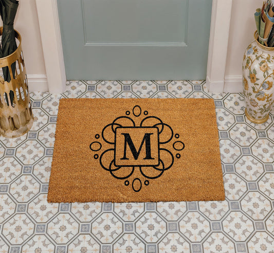 Custom Family Name Doormat, Home Entry Coir Doormat, Personalized Entryway Mat