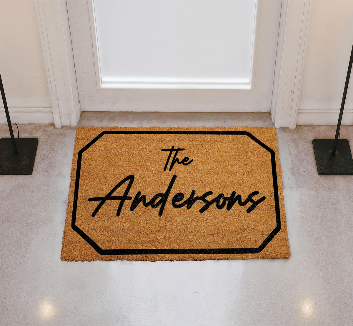 Family Name Doormat, Custom Last Name Est. Year Door Mat, Personalized Housewarming Gift