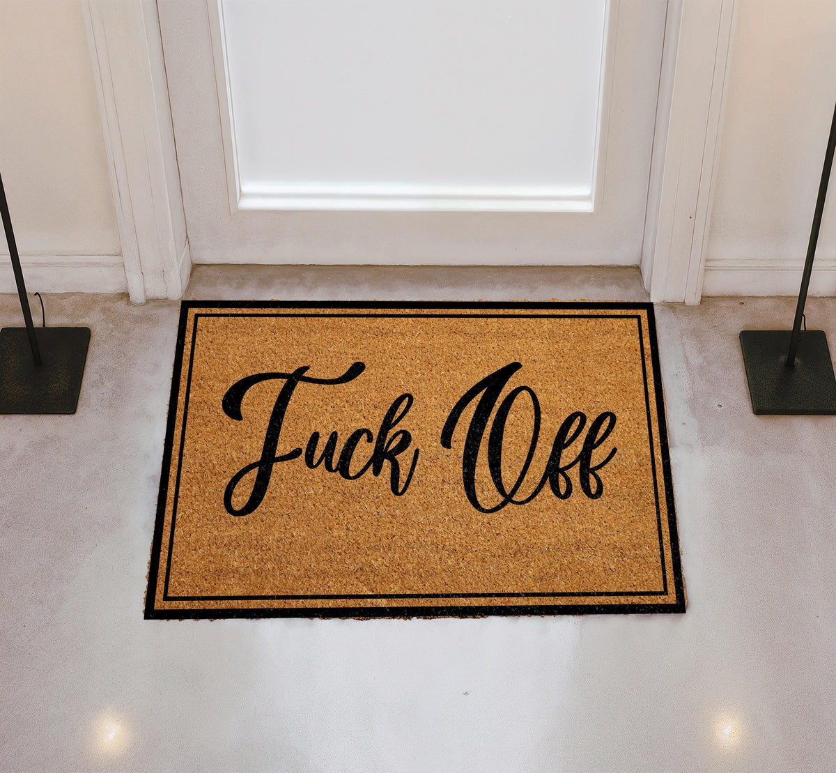 Fuck Off Doormat, Funny Rude Welcome Mat, Sarcastic Housewarming Gift