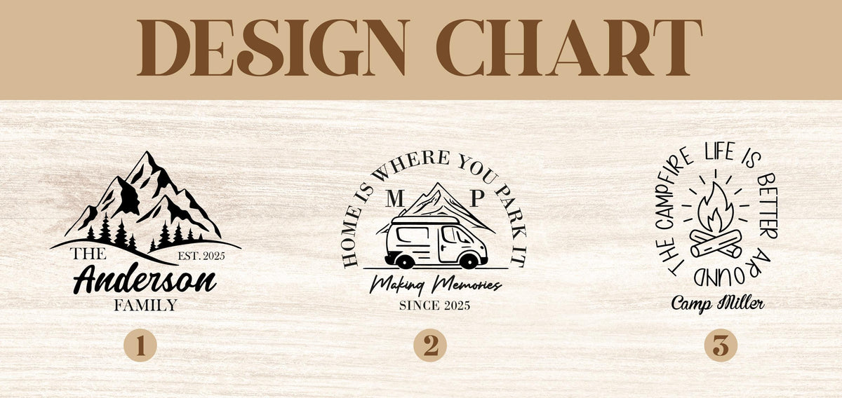 Personalized Engraved Wooden Cutting Board, Custom RV Camper Gift for Couple