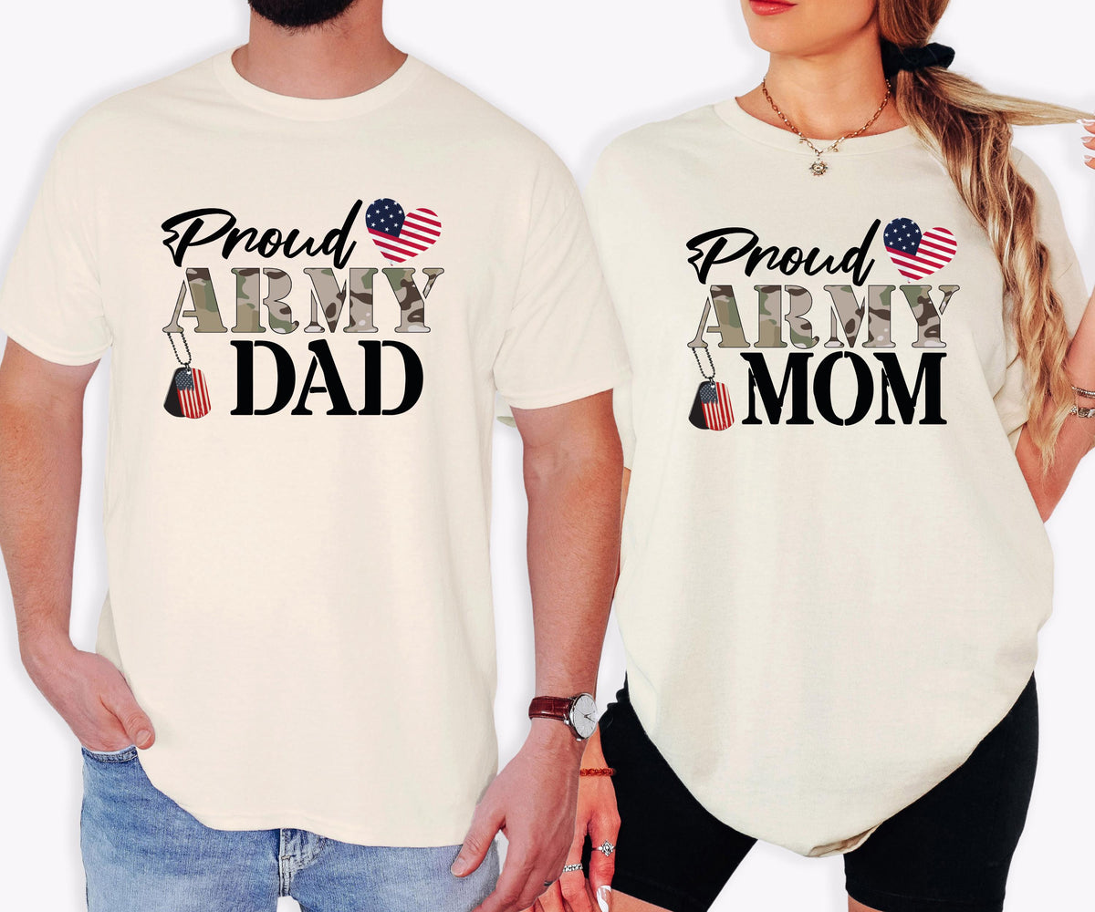Personalized Proud Army Family Shirt