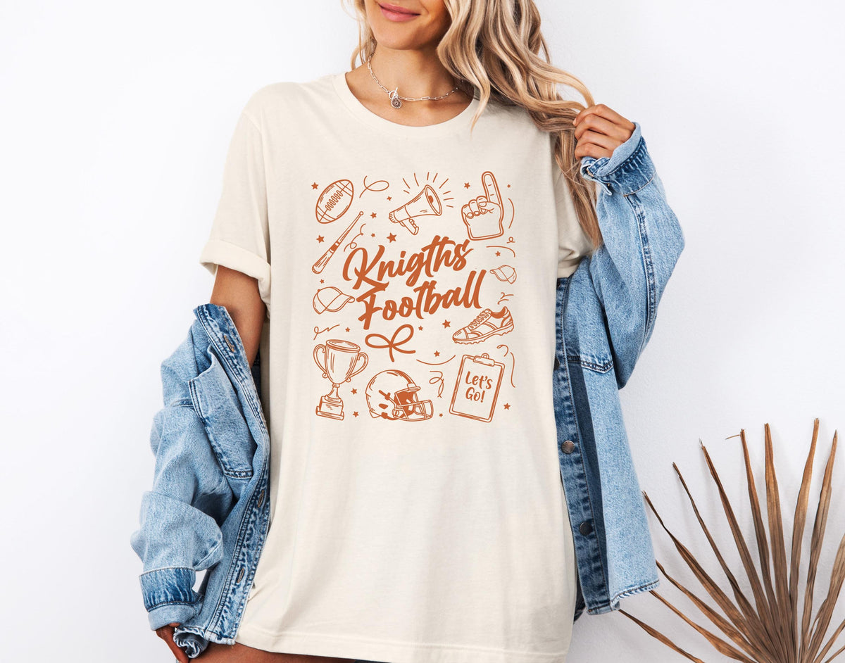 Custom Football Shirt, Coquette Football Team Tee, Sports Mama Sweatshirt