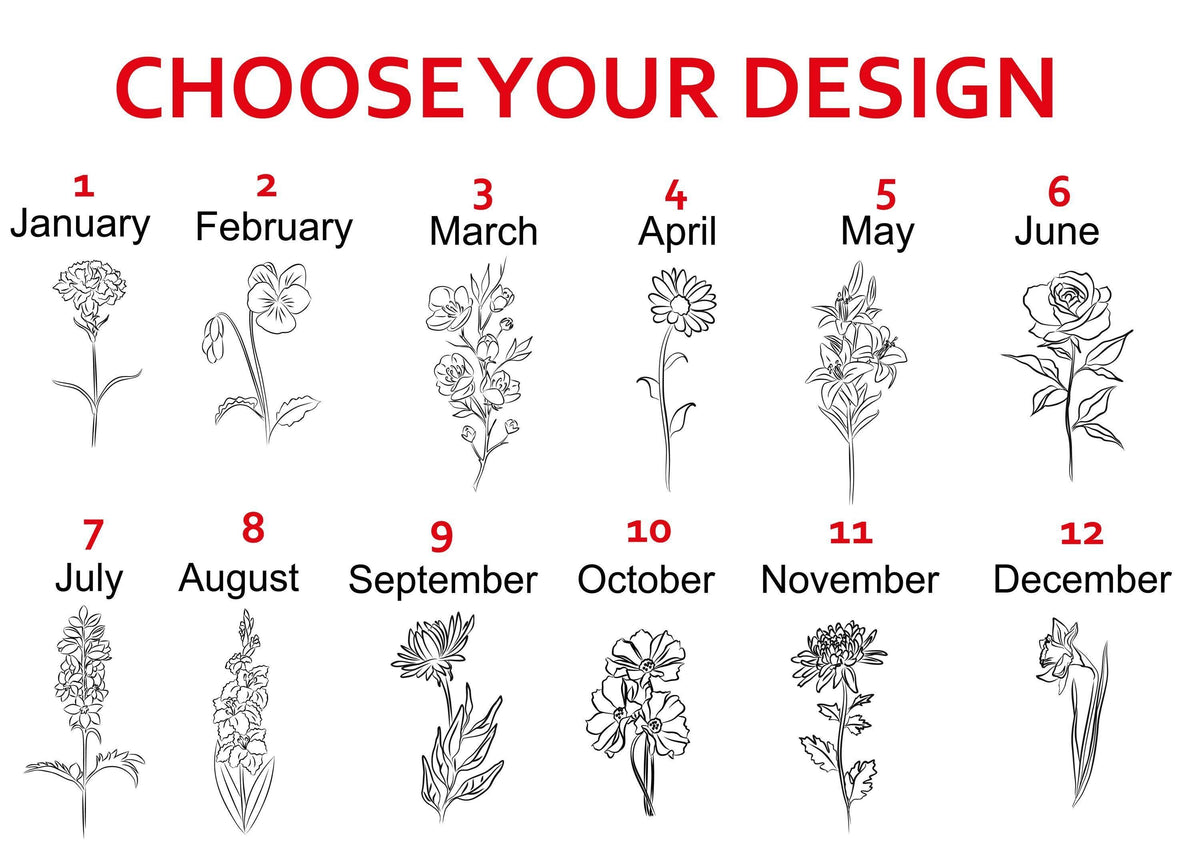 Custom Name Birth Flower Design Insulated Tumbler, Colorful Floral Coffee Lover Gift