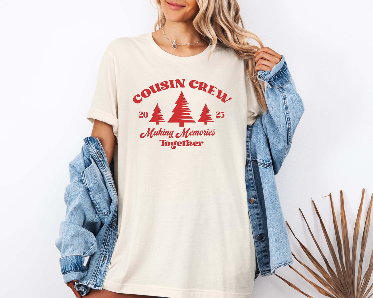 Cousin Crew Christmas Shirt, Making Memories Together Tees, Xmas Cousins Matching Sweater