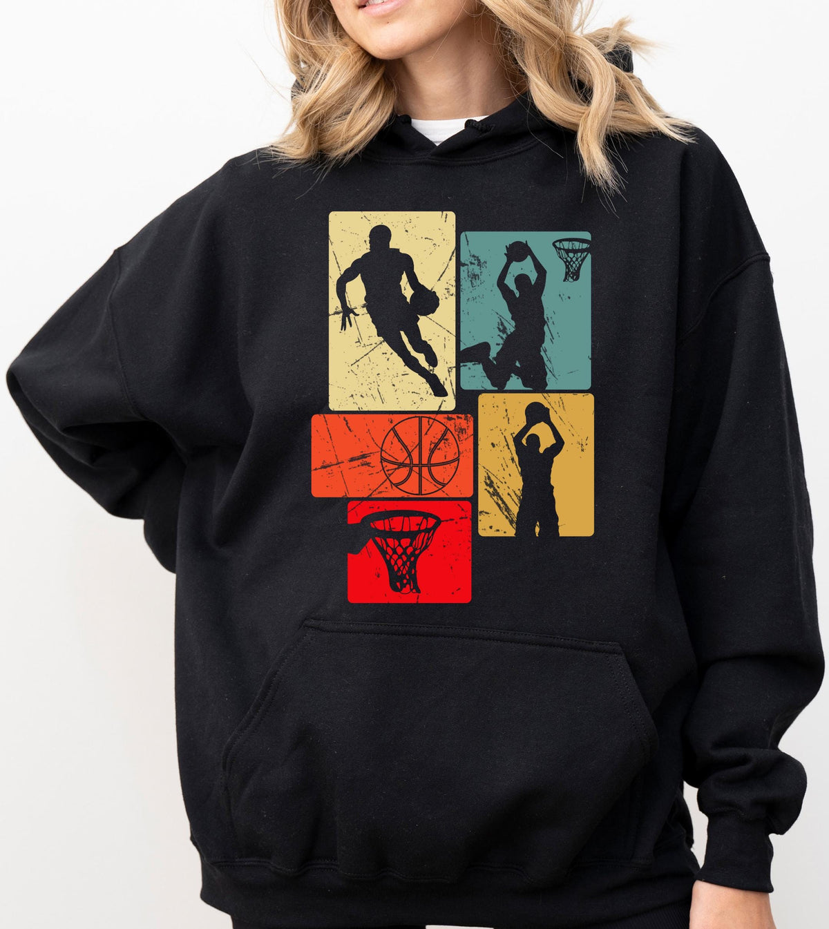 Basketball Crew Sweatshirt, Basketball Player Sweater, Basketball Lover Gift, Basketball Team Hoodie, Basketball Season Family Crewneck