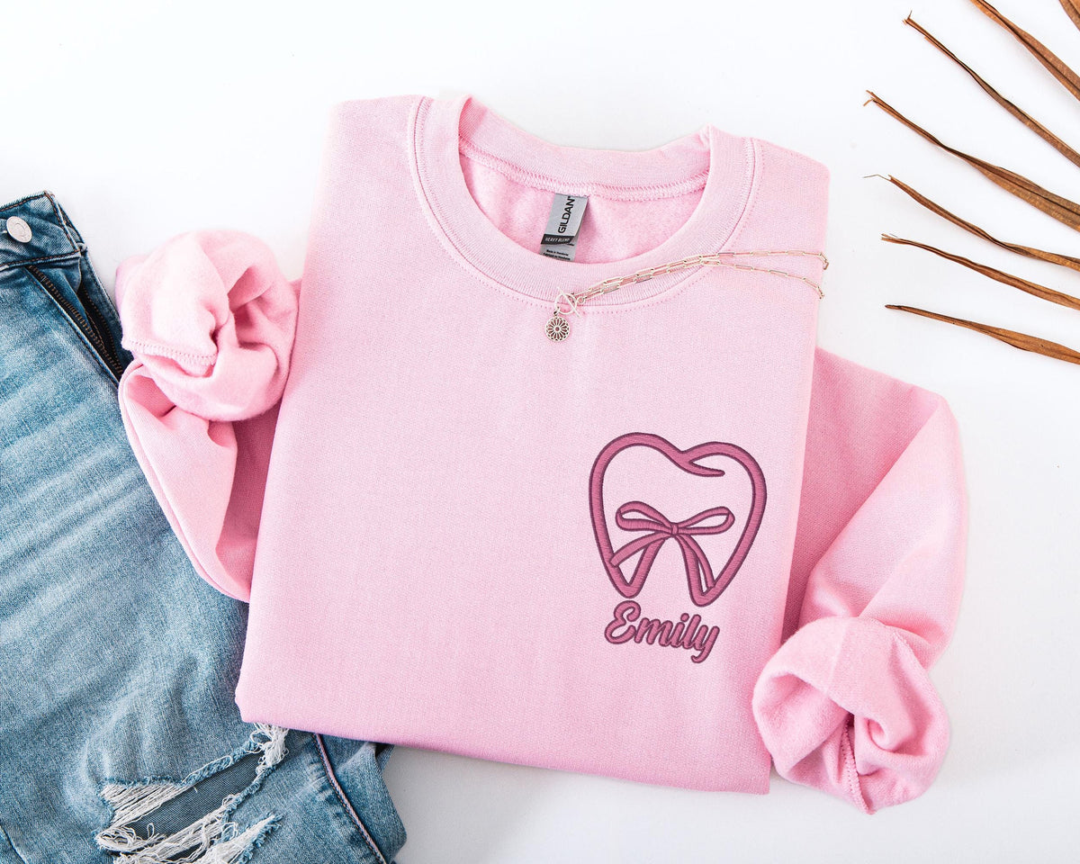 Dentist Embroidery Sweatshirt, Dental Assistant Embroidered Hoodie, Dental School Graduation Sweater, Dental Hygienist Team Sweater