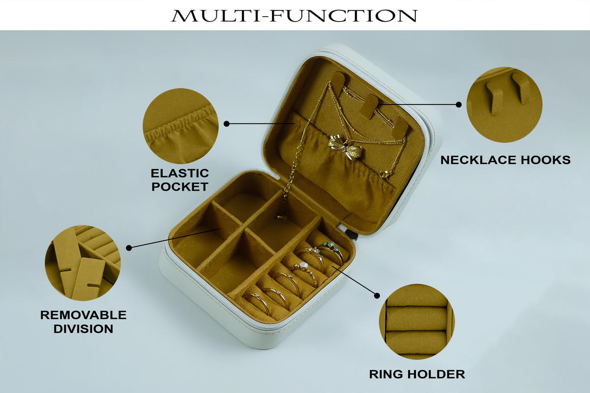 Custom Butterfly Jewelry Box, Personalized Travel Jewelry Case