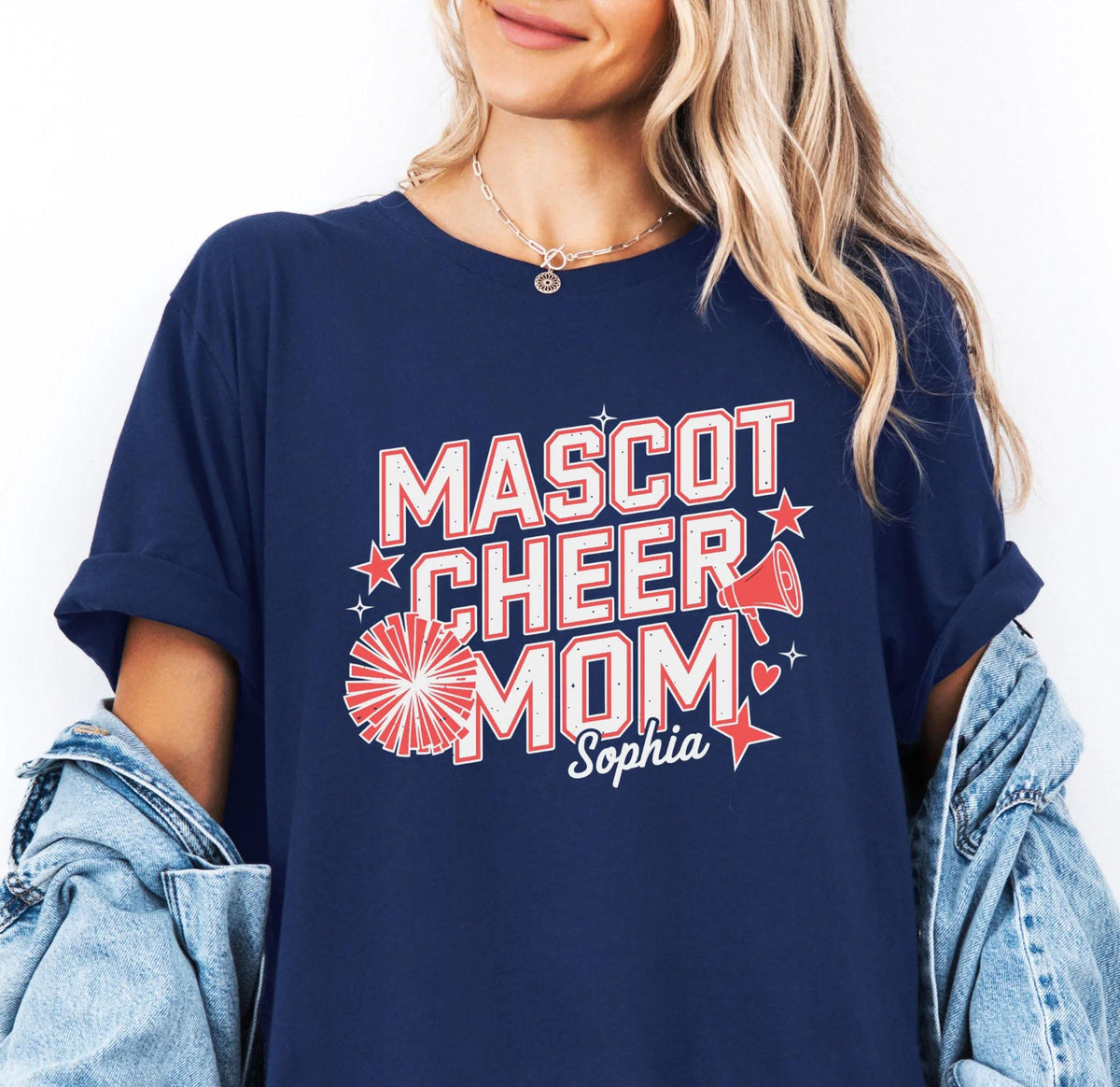 Custom Cheer Shirt, Sports Mom Sweater, Team Mama Tee