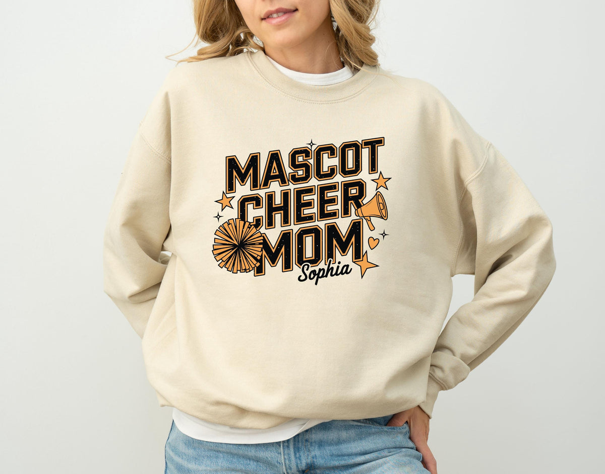 Custom Cheer Shirt, Sports Mom Sweater, Team Mama Tee