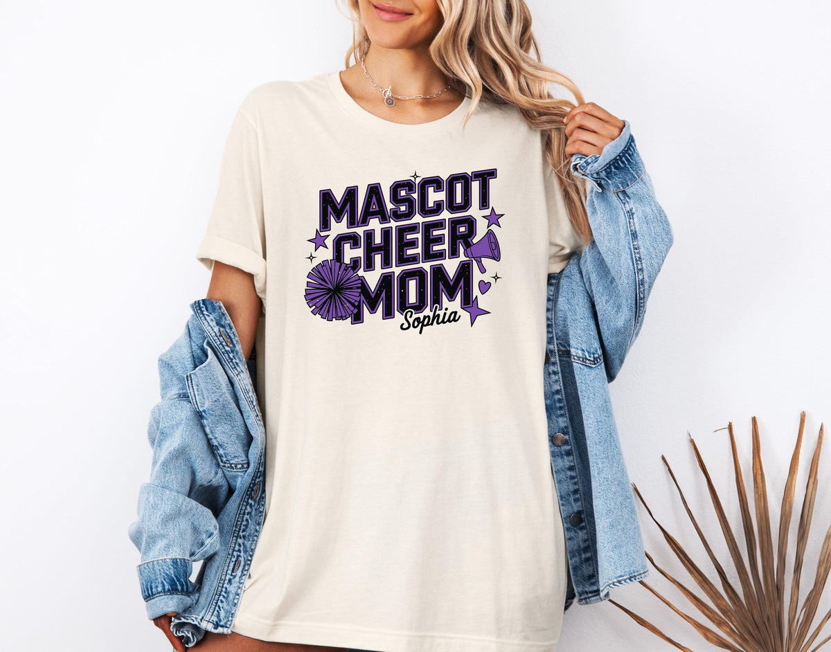 Custom Cheer Shirt, Sports Mom Sweater, Team Mama Tee