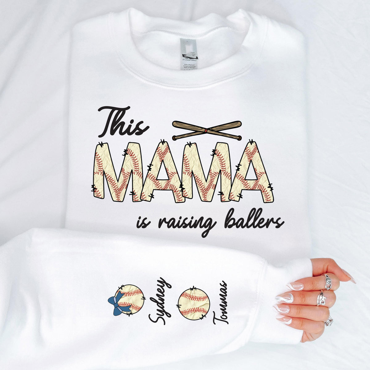 Personalized This Mama Is Raising Ballers Shirt