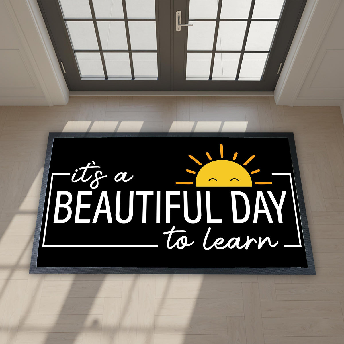 It's a Beautiful Day to Learn Doormat, Classroom Welcome Mat, Back To School Gift