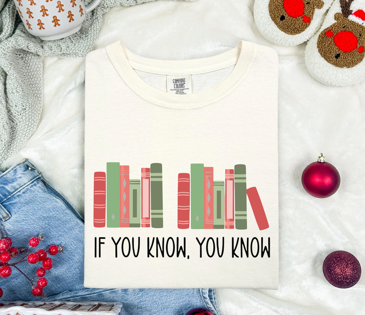 Comfort Colors® 6 7 Reading Shirt, If You Know You Know Shirt, 67 Teacher Christmas Shirt, Six Seven Teacher Team Xmas Matching Tees