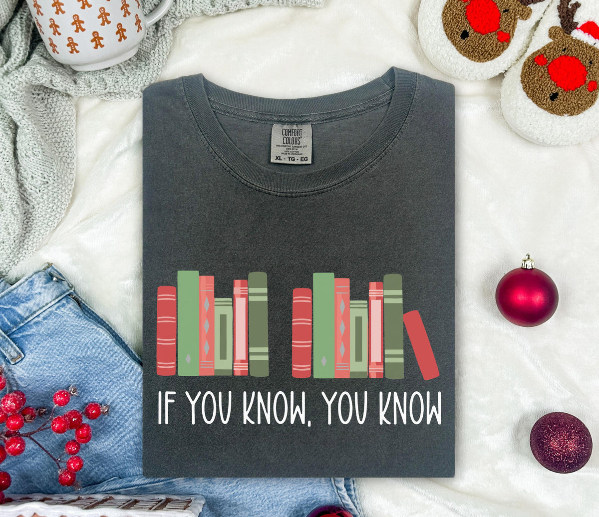 Comfort Colors® 6 7 Reading Shirt, If You Know You Know Shirt, 67 Teacher Christmas Shirt, Six Seven Teacher Team Xmas Matching Tees