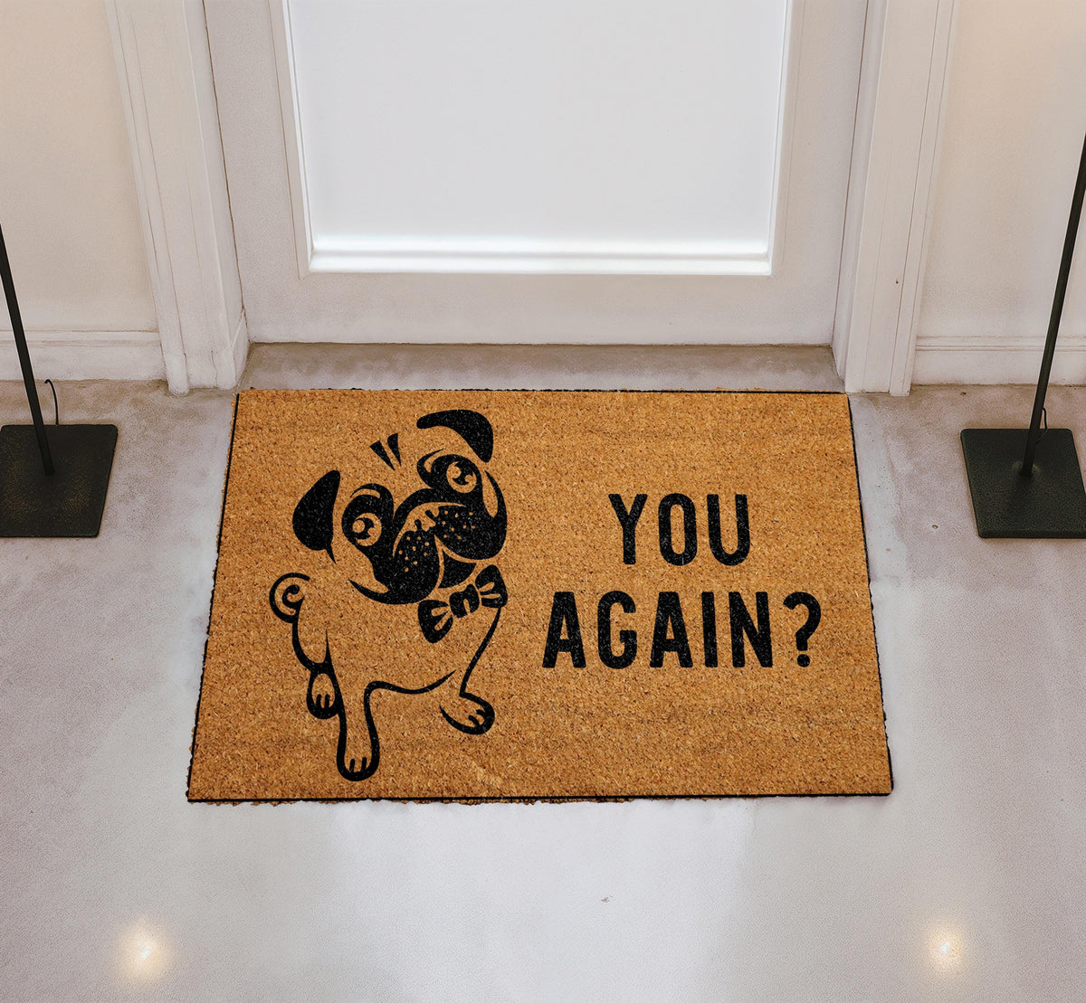 Sarcastic Doormat, Natural Coir Entry Decor, Farmhouse Patio Mat