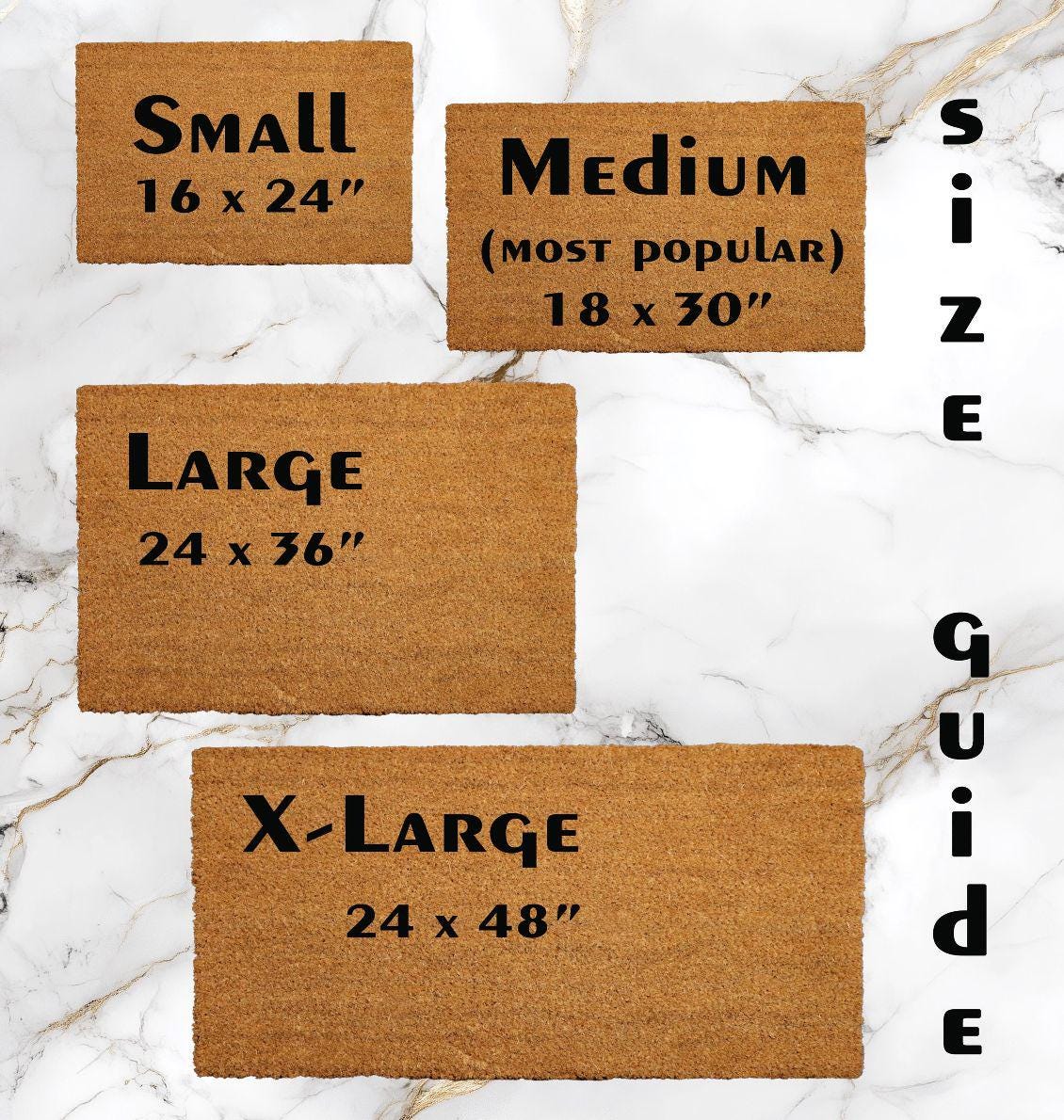 Custom Family Name Coco Doormat, Summer Ice Cream Welcome Mat