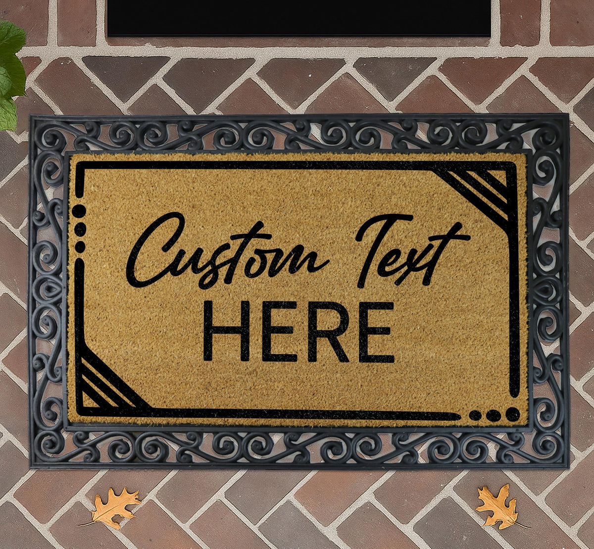 Custom Text Here Doormat, Create Your Own Door Mat, Design Variety Welcome Mats, New Home Gift
