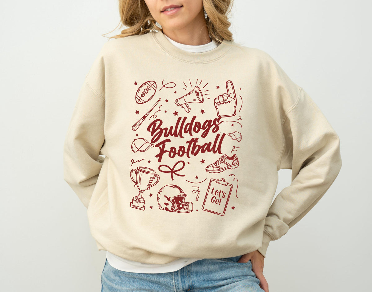 Custom Football Shirt, Coquette Football Team Tee, Sports Mama Sweatshirt
