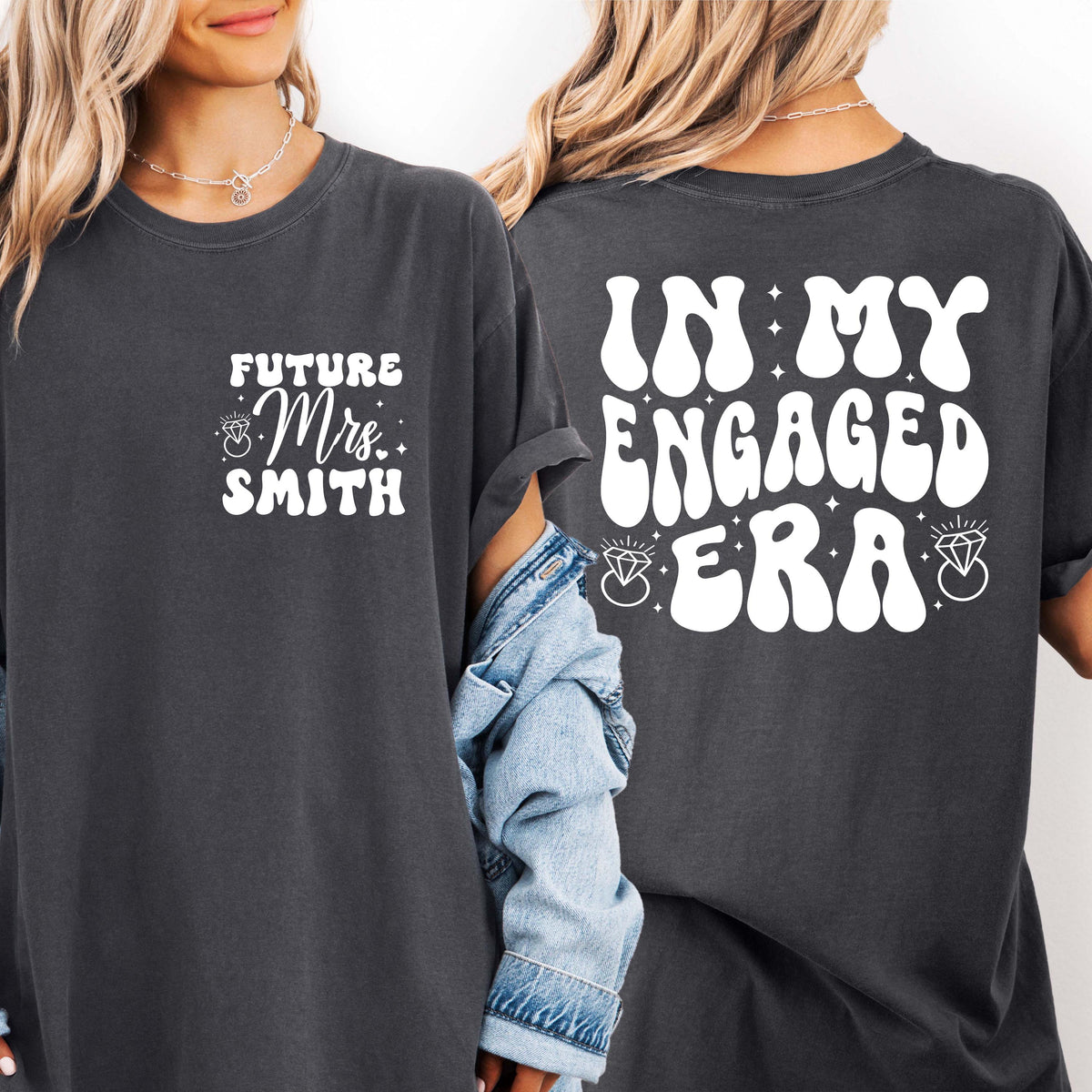 Personalized Engaged Era Shirt