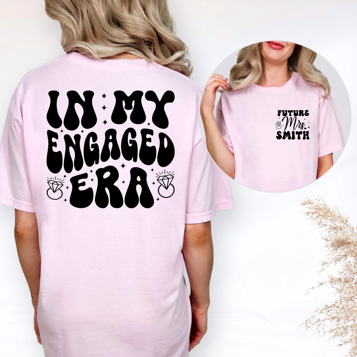Personalized Engaged Era Shirt