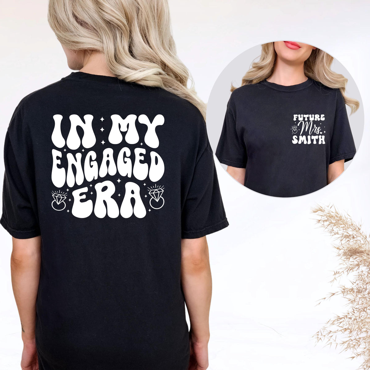 Personalized Engaged Era Shirt
