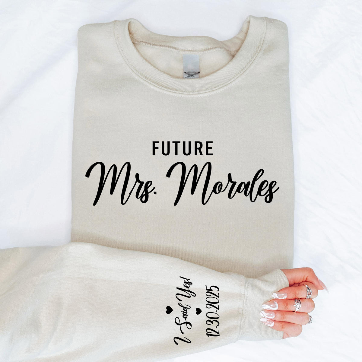 Custom Future Mrs T-shirt, I Said Yes Tee, Fiance Gift Shirt, Bachelorette Tees