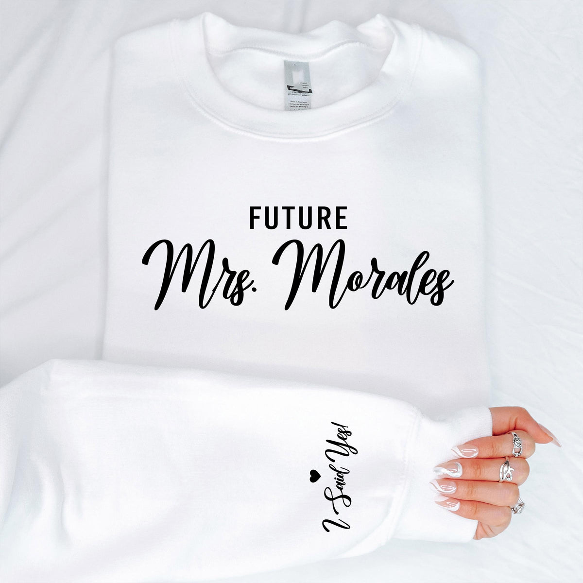Custom Future Mrs T-shirt, I Said Yes Tee, Fiance Gift Shirt, Bachelorette Tees