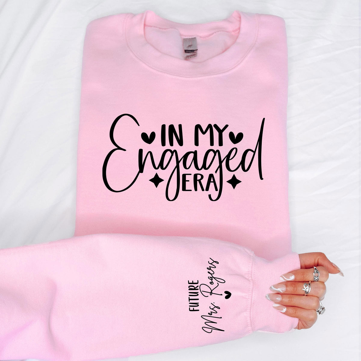 In My Engaged Era Shirt, Personalized Future Mrs. Tee, Engagement Gift