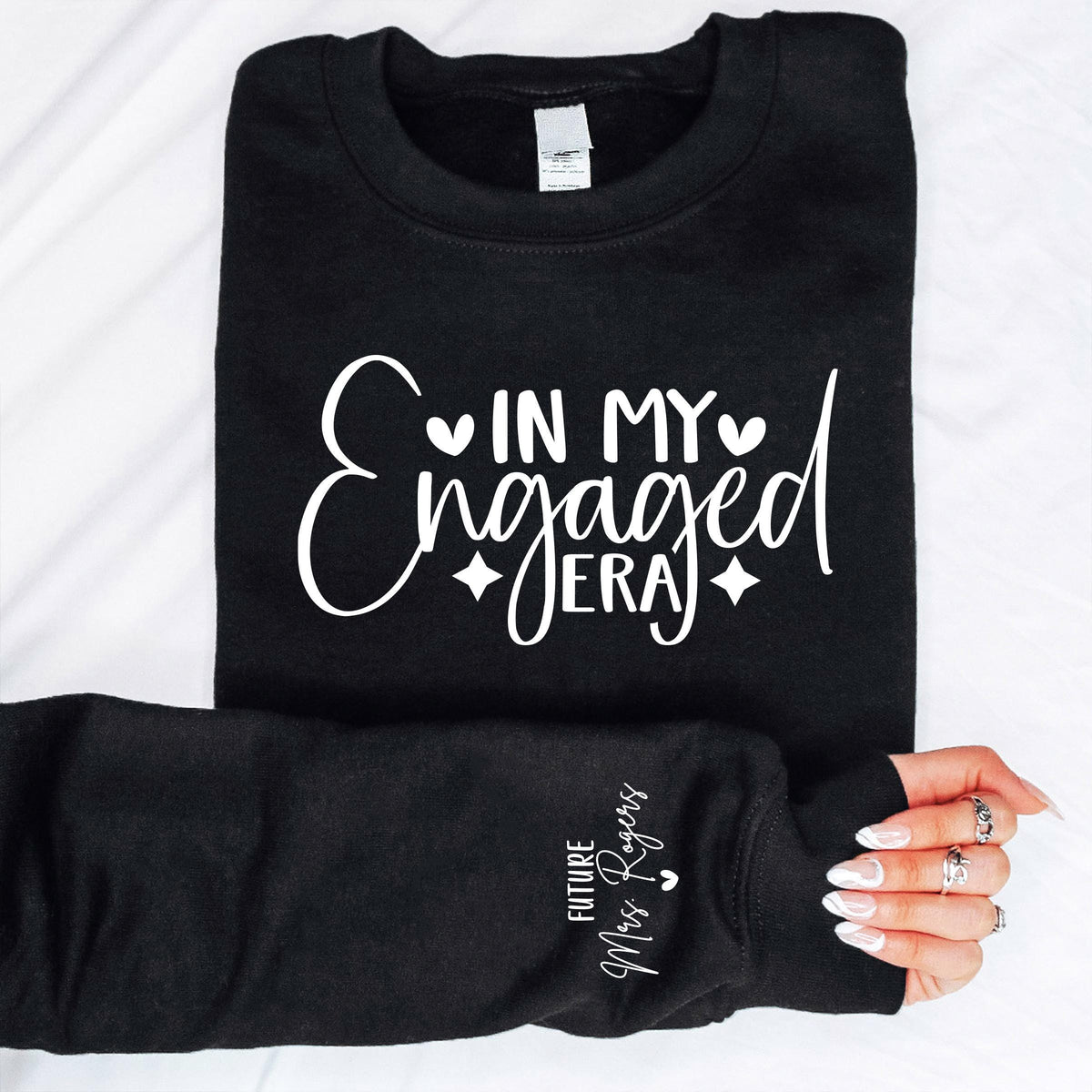 In My Engaged Era Shirt, Personalized Future Mrs. Tee, Engagement Gift