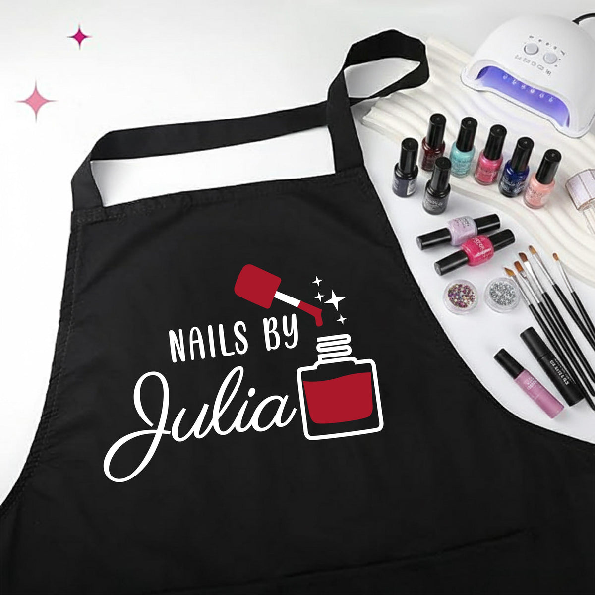 Personalized Nails by Name Apron