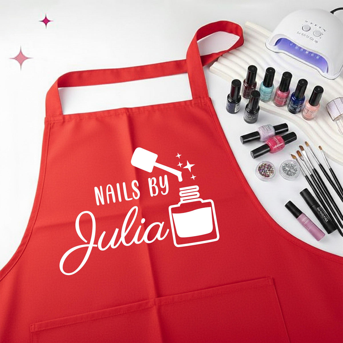 Personalized Nails by Name Apron