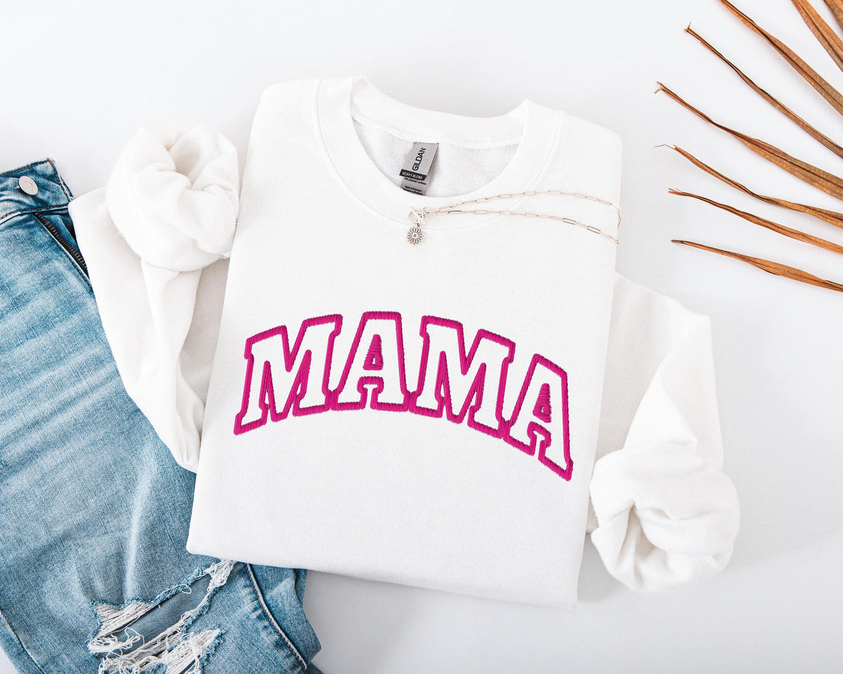 Mimi Embroidered Sweatshirt, Custom Family Embroidery Sweater, New Mimi Hoodie Gift, Personalized Gift for Mimi, Mother's Day Gift