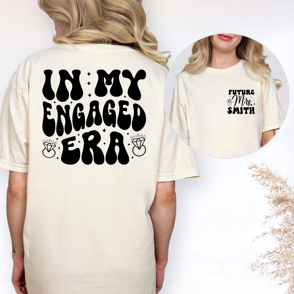 Personalized Engaged Era Shirt