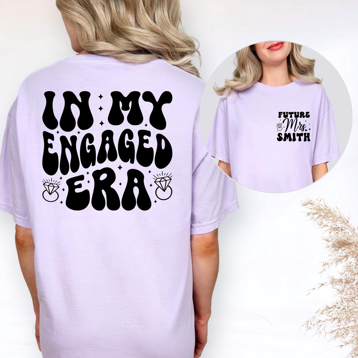 Personalized Engaged Era Shirt