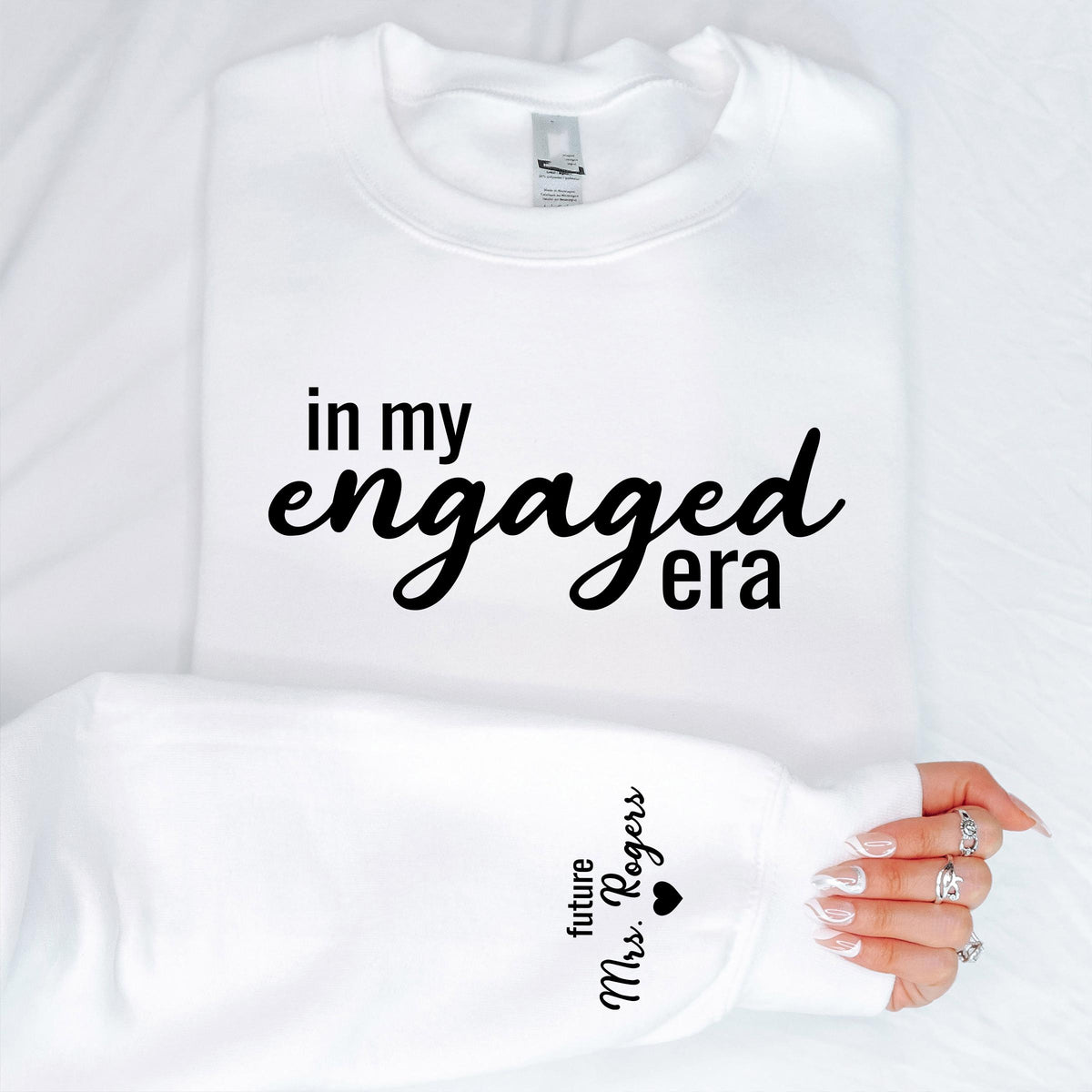 In My Engaged Era T-shirt, Custom Future Mrs. Tee, Engagement Gift Shirt