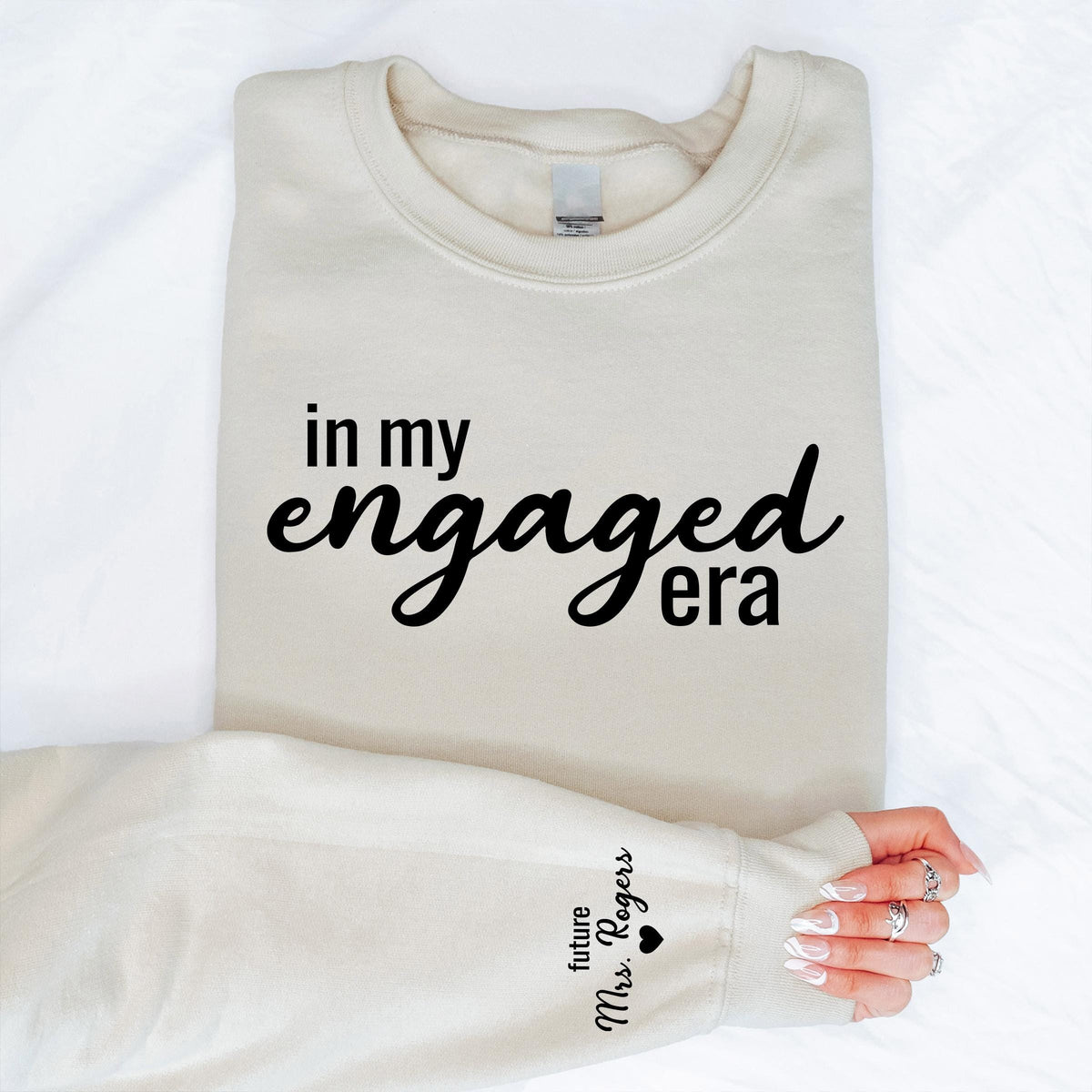 In My Engaged Era T-shirt, Custom Future Mrs. Tee, Engagement Gift Shirt