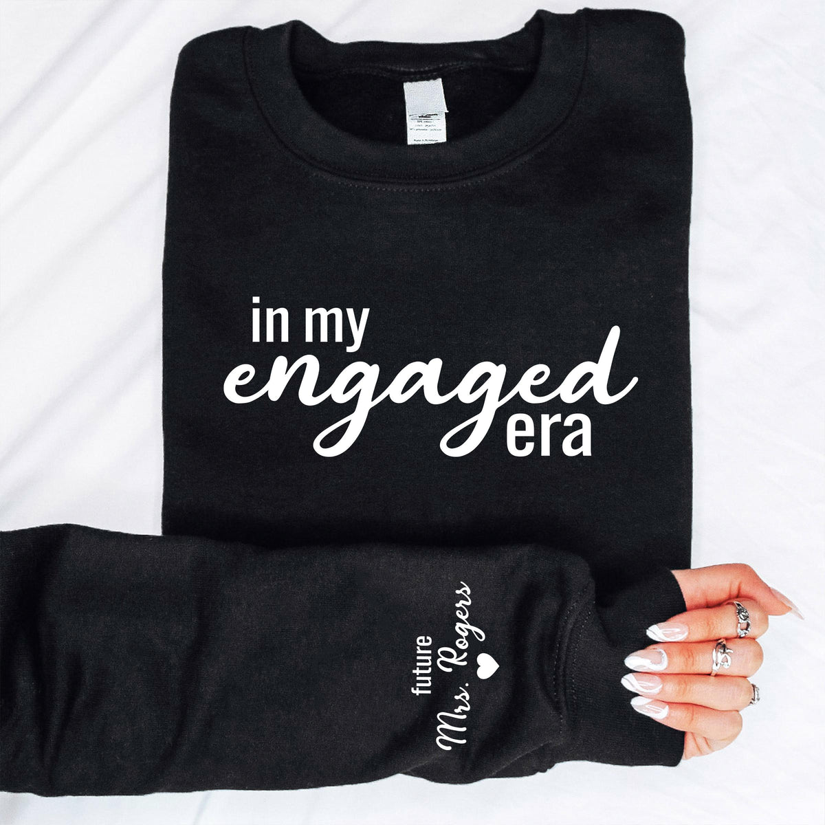 In My Engaged Era T-shirt, Custom Future Mrs. Tee, Engagement Gift Shirt
