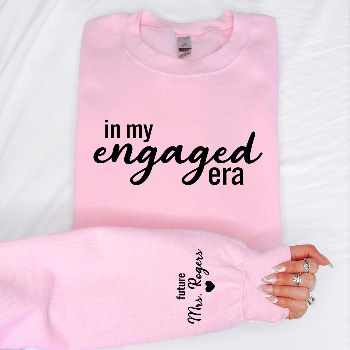 In My Engaged Era T-shirt, Custom Future Mrs. Tee, Engagement Gift Shirt