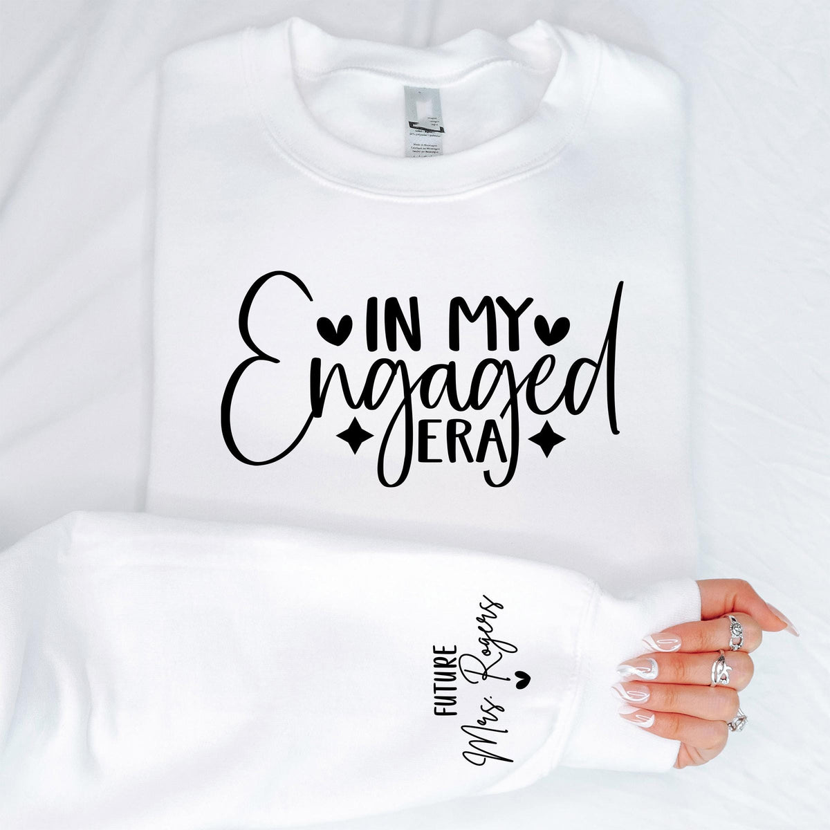 In My Engaged Era Shirt, Personalized Future Mrs. Tee, Engagement Gift