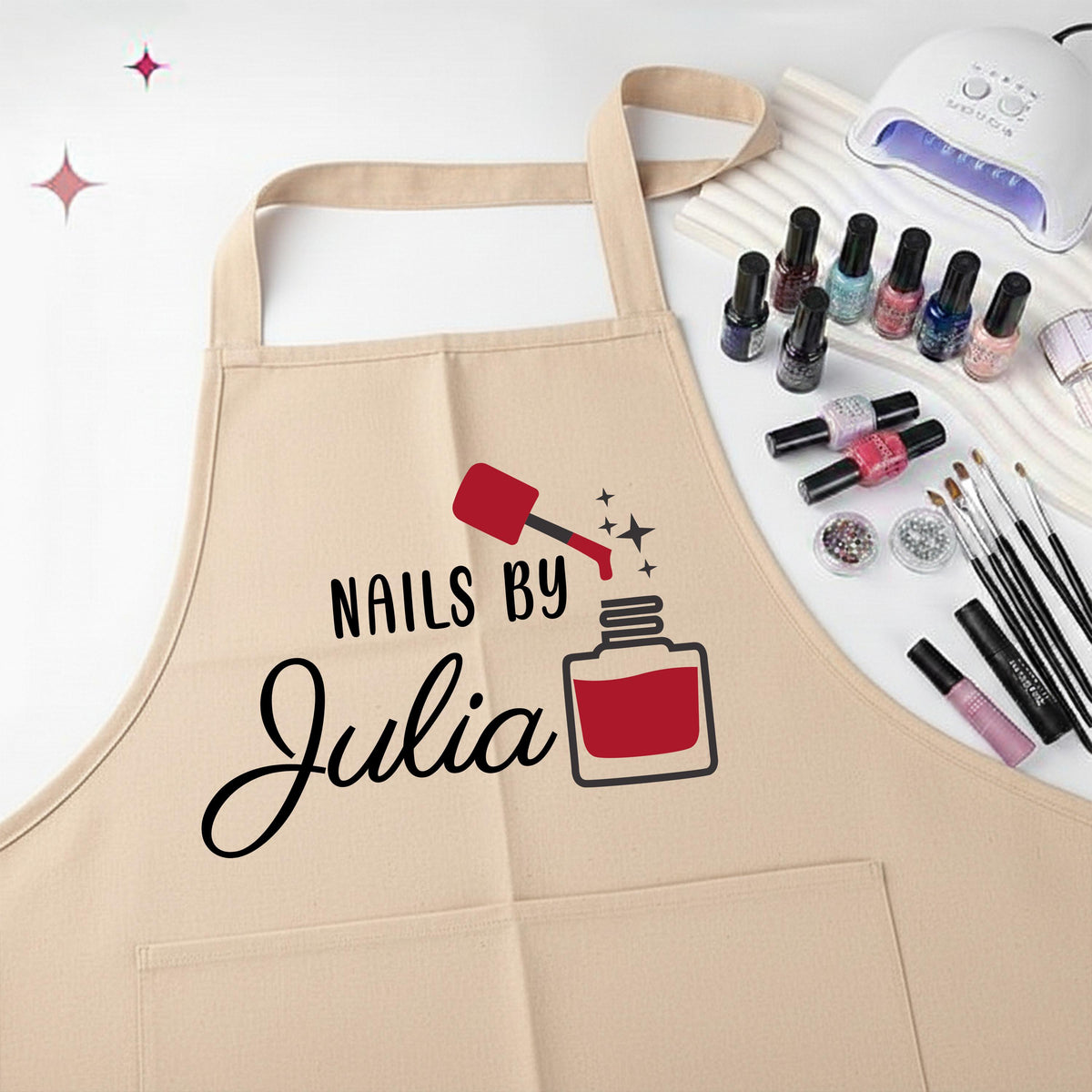 Personalized Nails by Name Apron