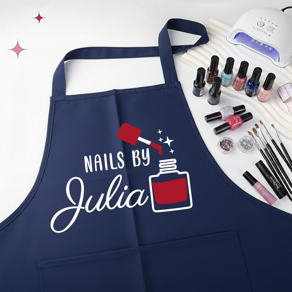 Personalized Nails by Name Apron