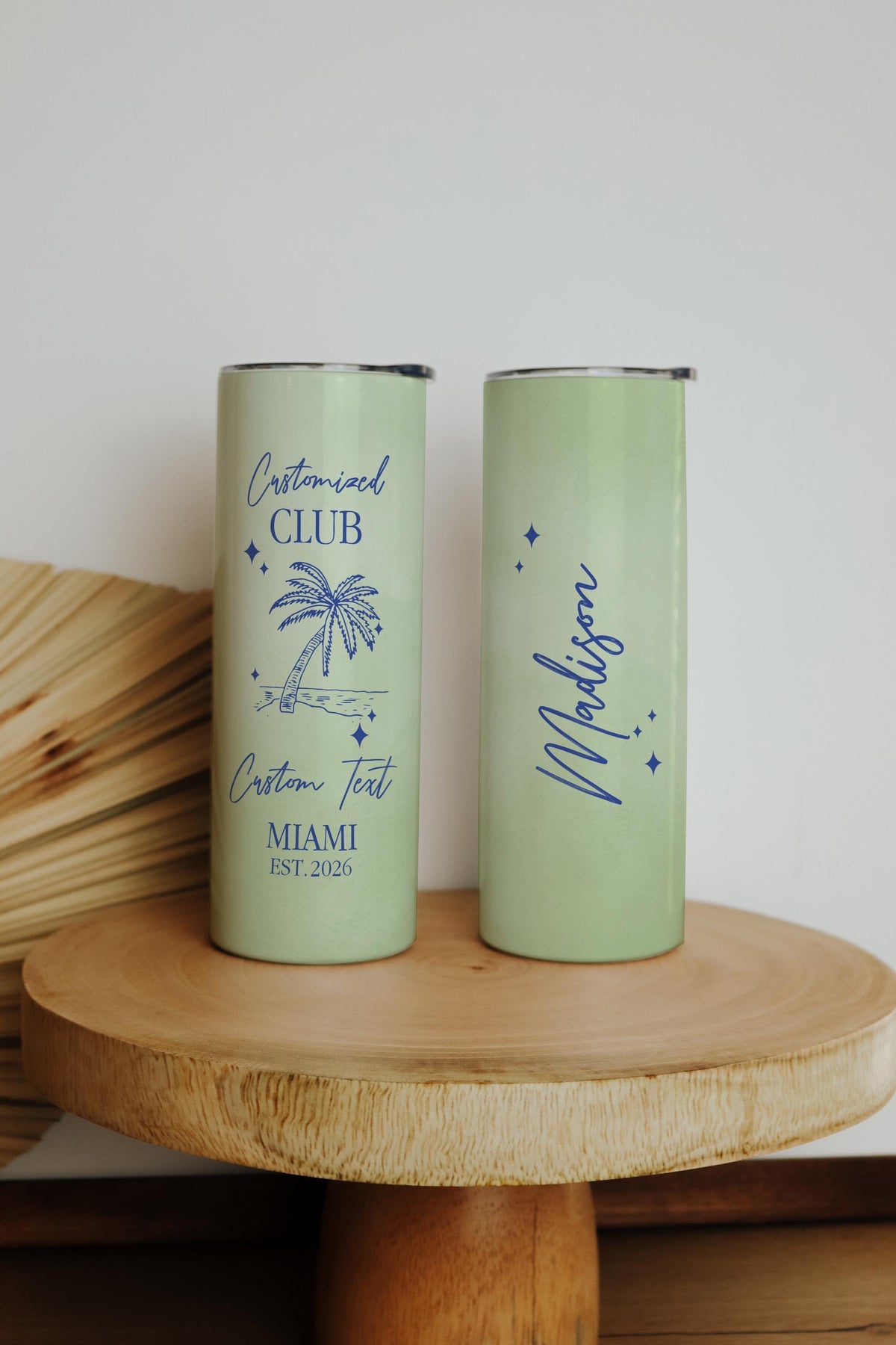 Personalized Vacation Tumbler, Customizable Summer Vibes Tumblers, Custom Name Travel Mug