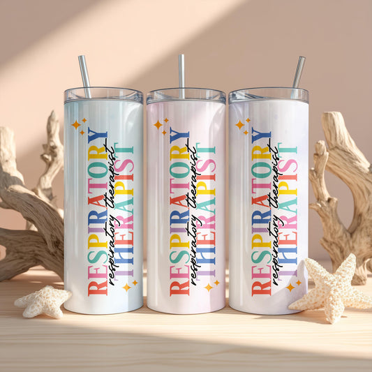 Personalized Respiratory Therapist Tumbler, Custom Respiratory Care Week Gifts