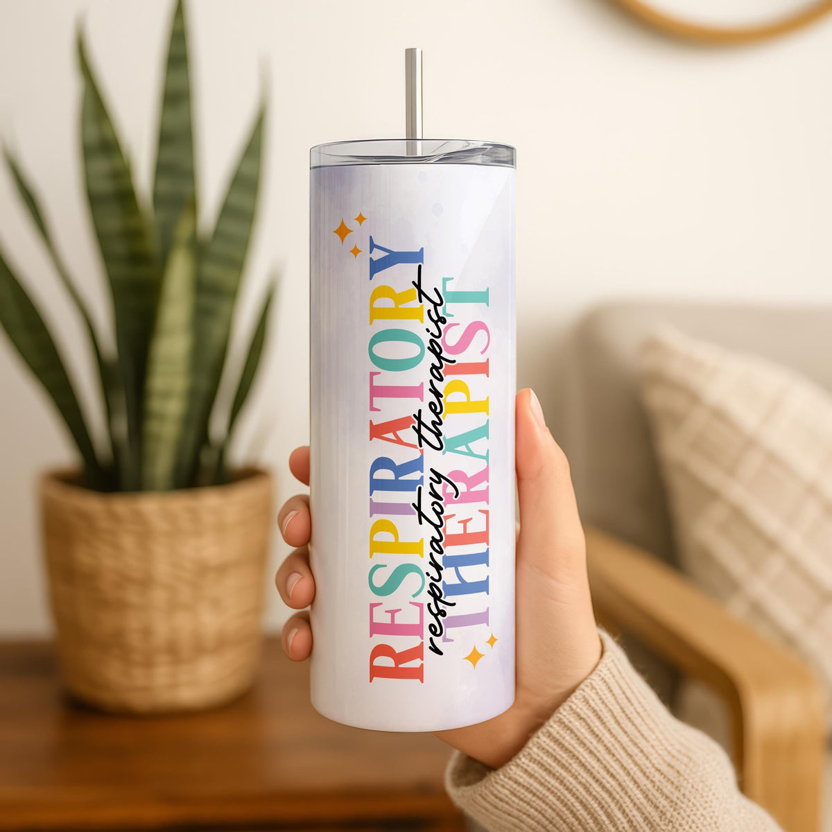 Personalized Respiratory Therapist Tumbler, Custom Respiratory Care Week Gifts